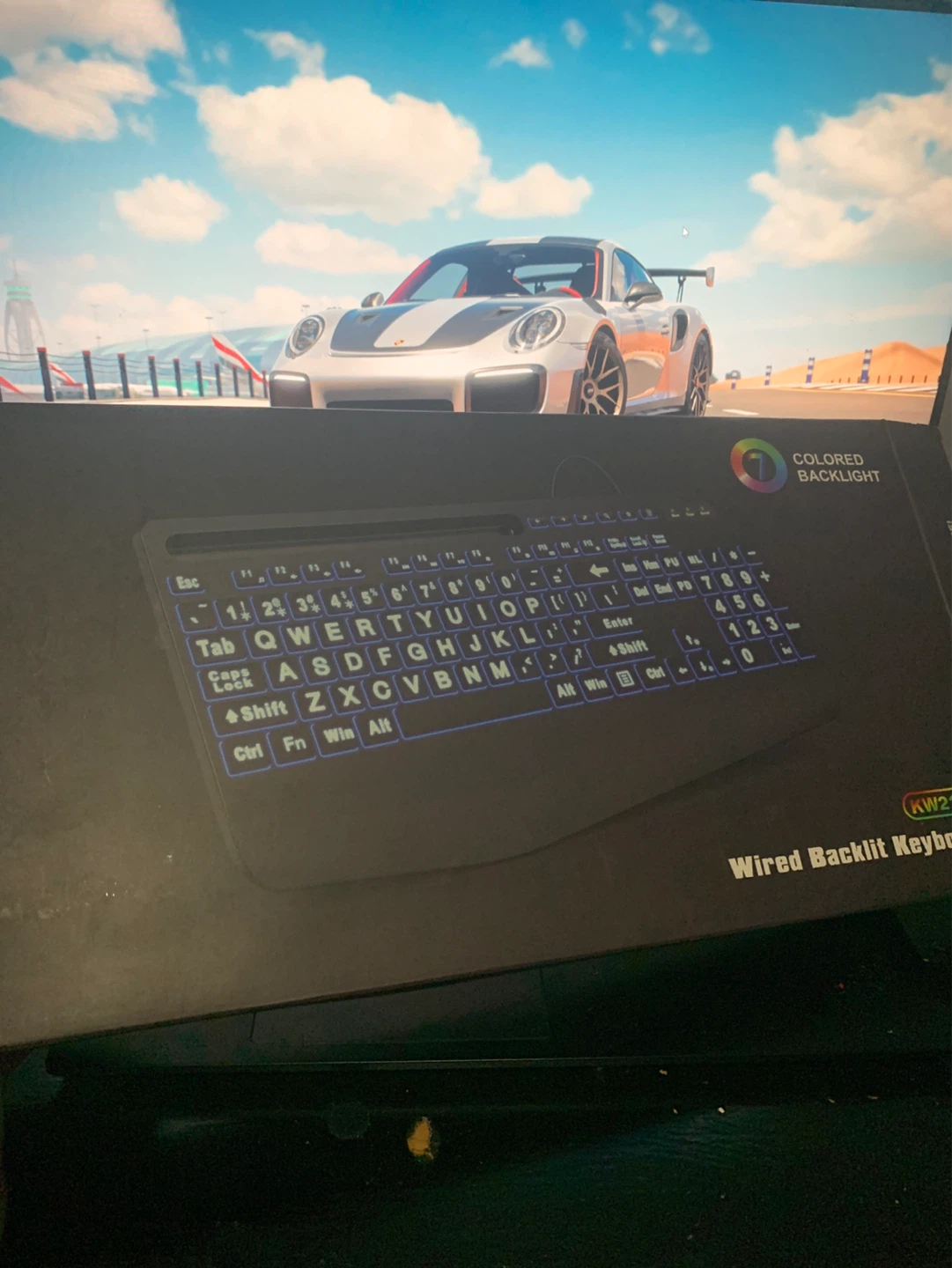 Wired Backilt Keyboard
