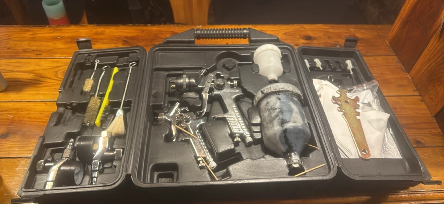 Mastercraft HVLP Air Spray Gun Set - 36 pc - photo 2