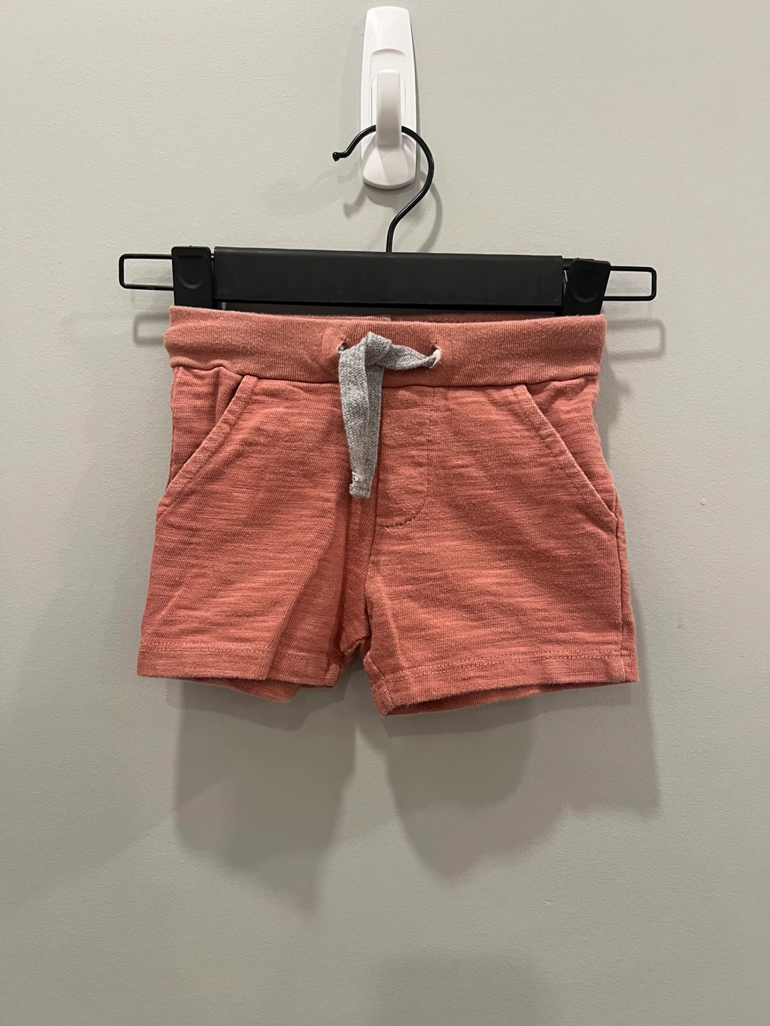 Mini Mioche Organic Cotton Shorts -  6-12 Months - Rose Colour