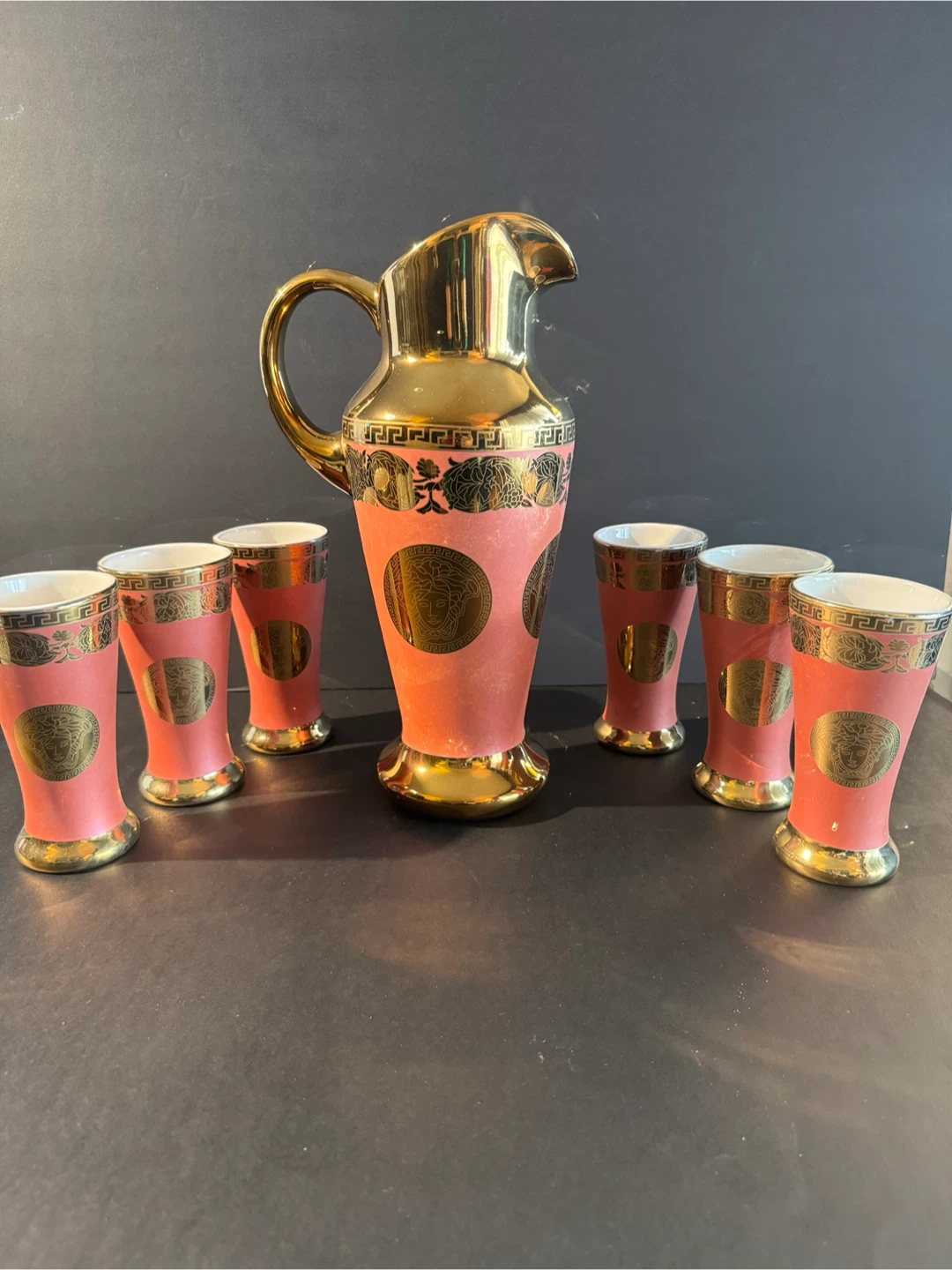 Royal Collection Pitcher and 6 Glasses Set