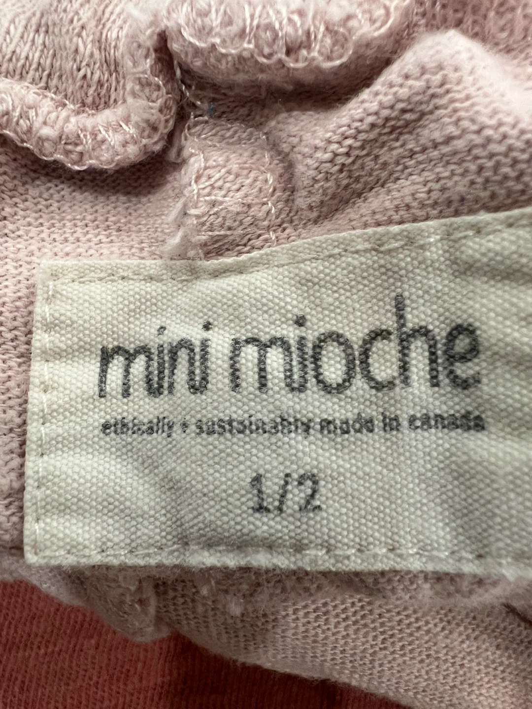 Mini Mioche Pink Organic Cotton Shorts Size 1/2 - photo 3