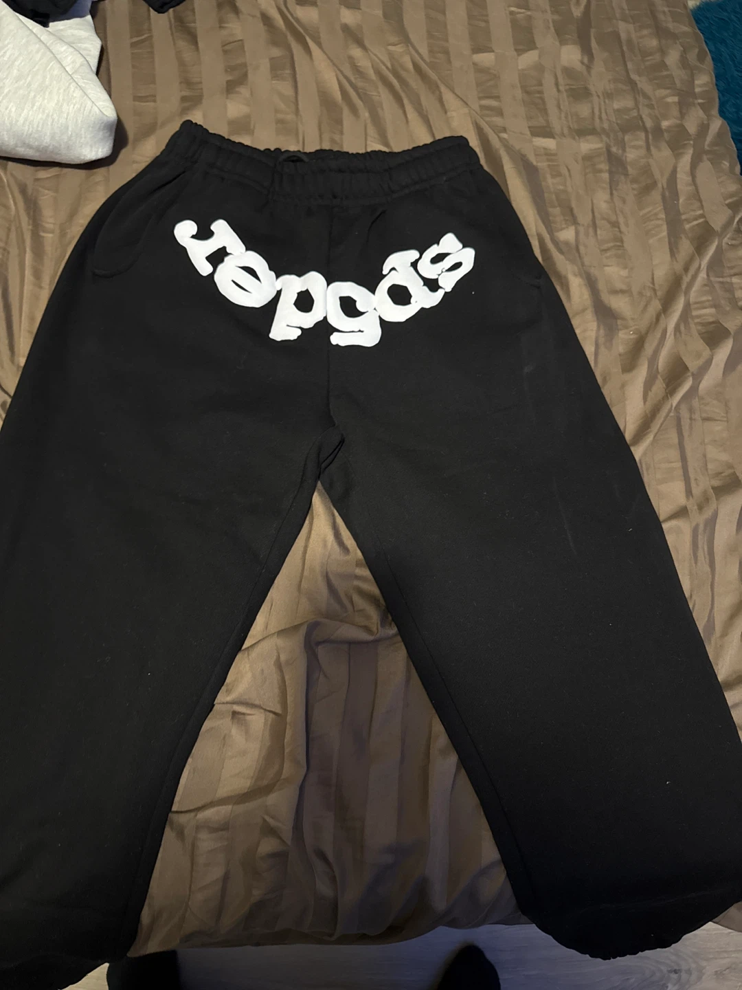 Sp5der Black Sweatpants Size M