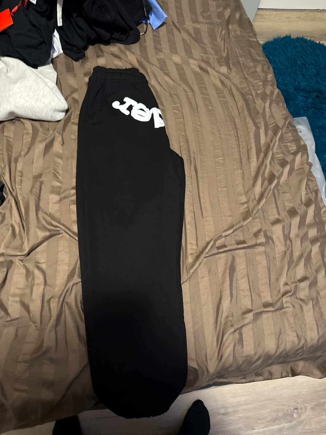 Sp5der Black Sweatpants Size M - photo 4