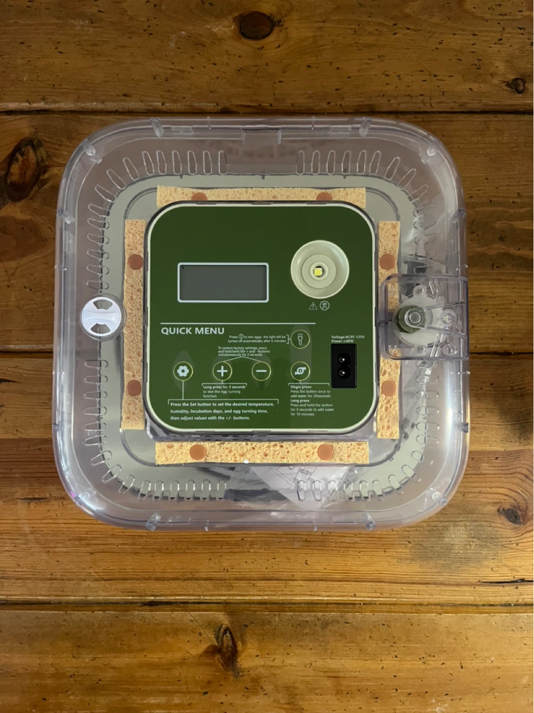 Egg Incubator with Humidity Control – Complete Easy-to-Use Kit - photo 2