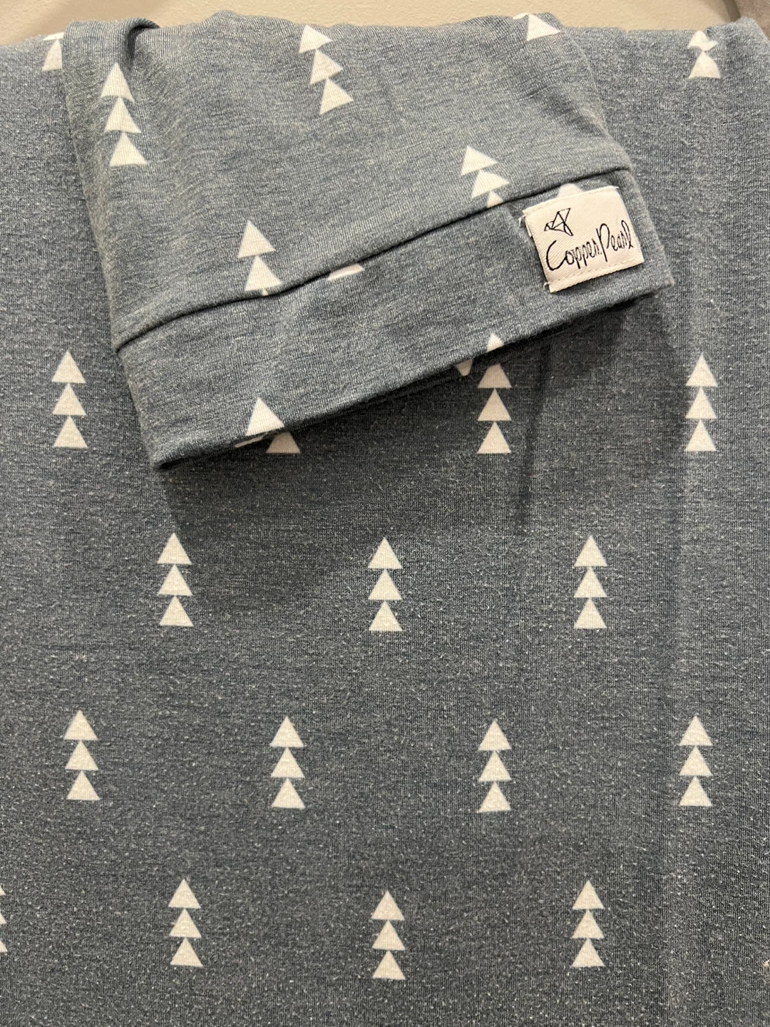 Copper Pearl Baby Swaddle and Hat Set - Tree Print - photo 2