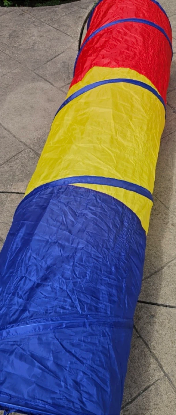 Kids Play Tunnel - Red, Yellow, Blue