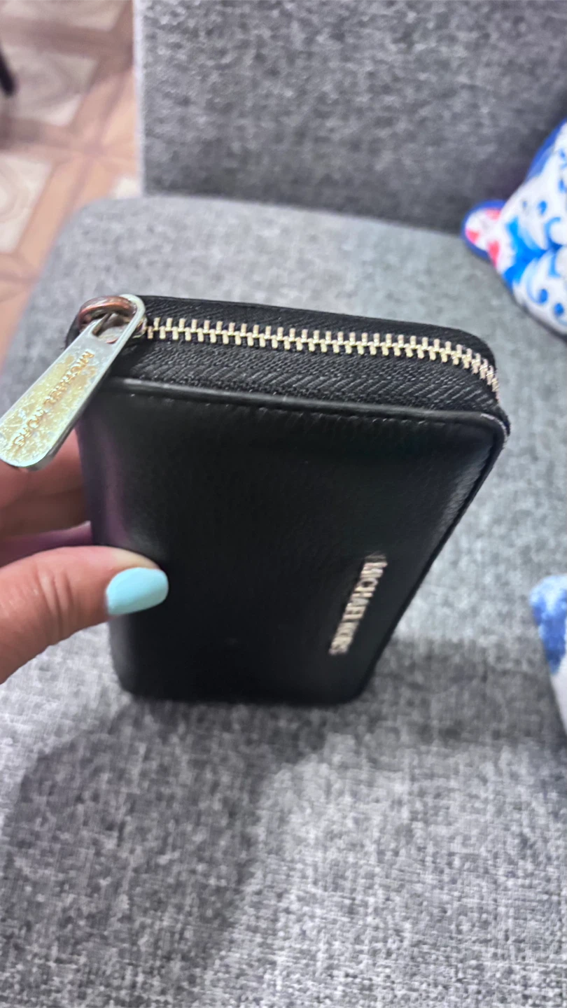 Michael Kors Black Leather Zip Around Wallet - photo 3