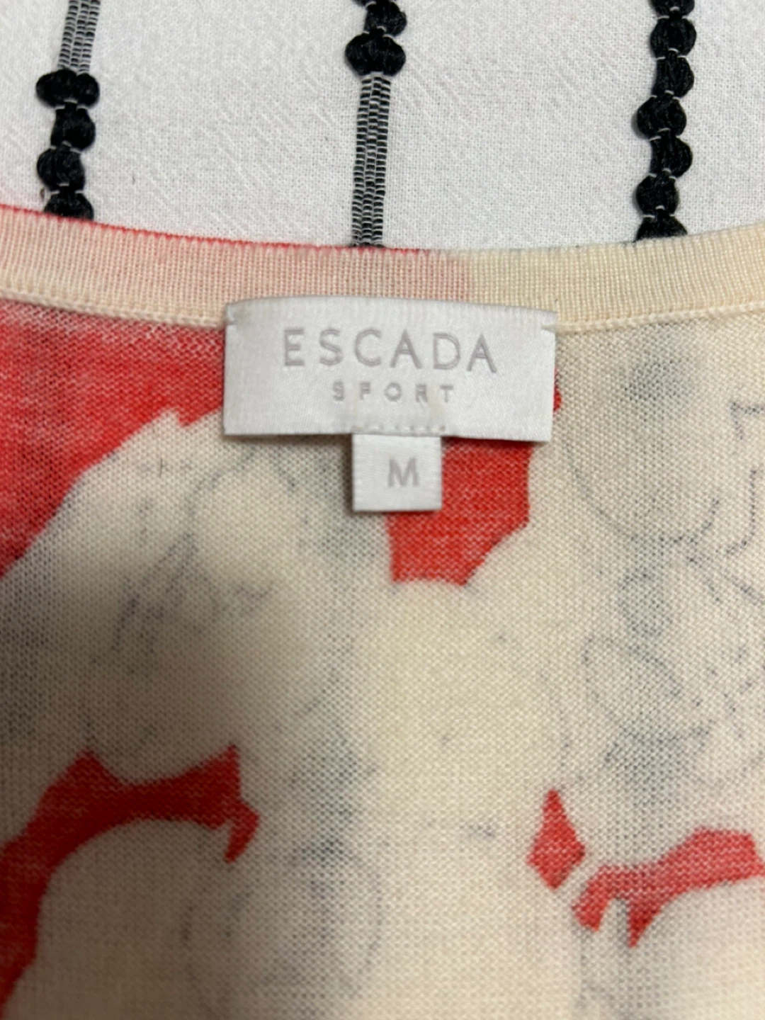 Escada Sport Women's Floral Print Cardigan and Tank Set - Medium - photo 3