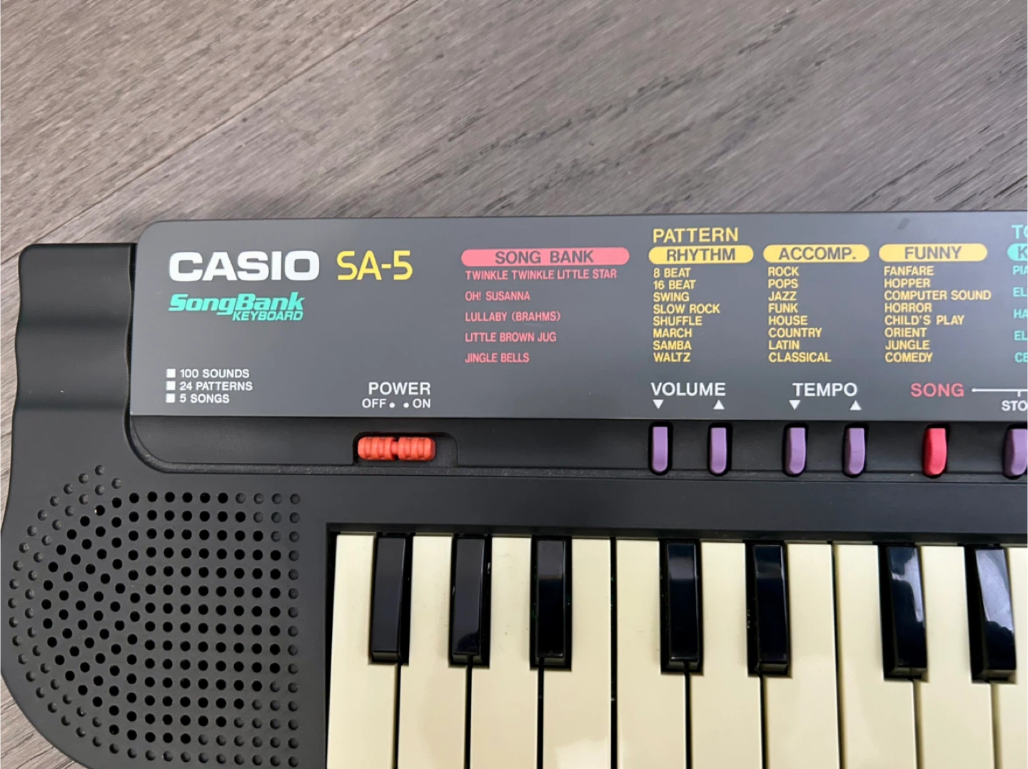 Vintage Casio SA-5 SongBank Keyboard - photo 4