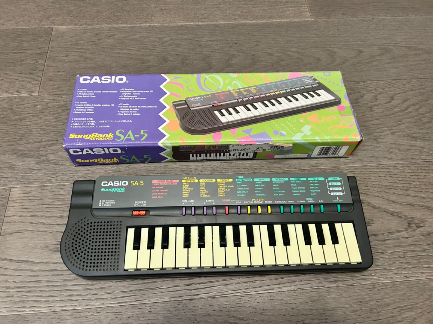 Vintage Casio SA-5 SongBank Keyboard