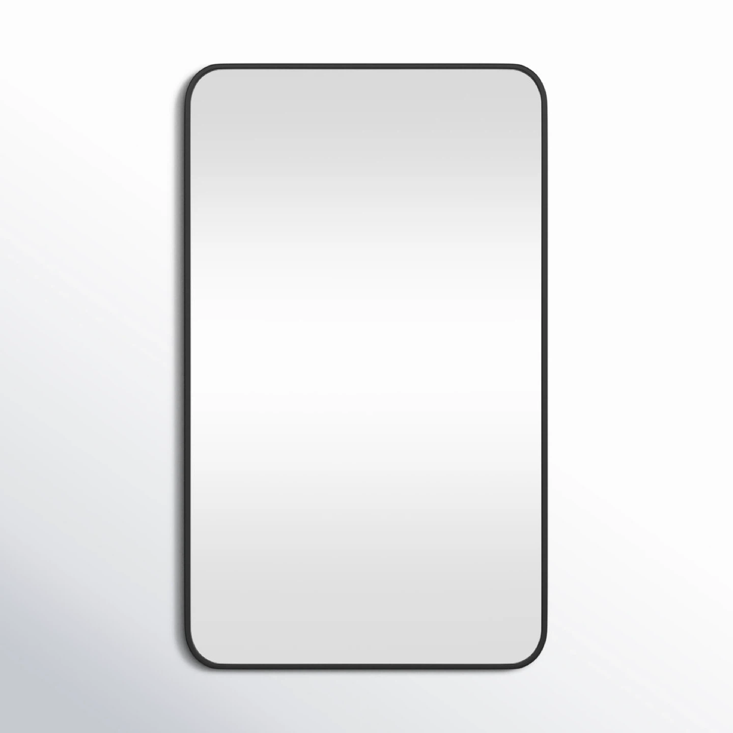 Wrought Iron Frame Wall Mirror - Black - photo 4