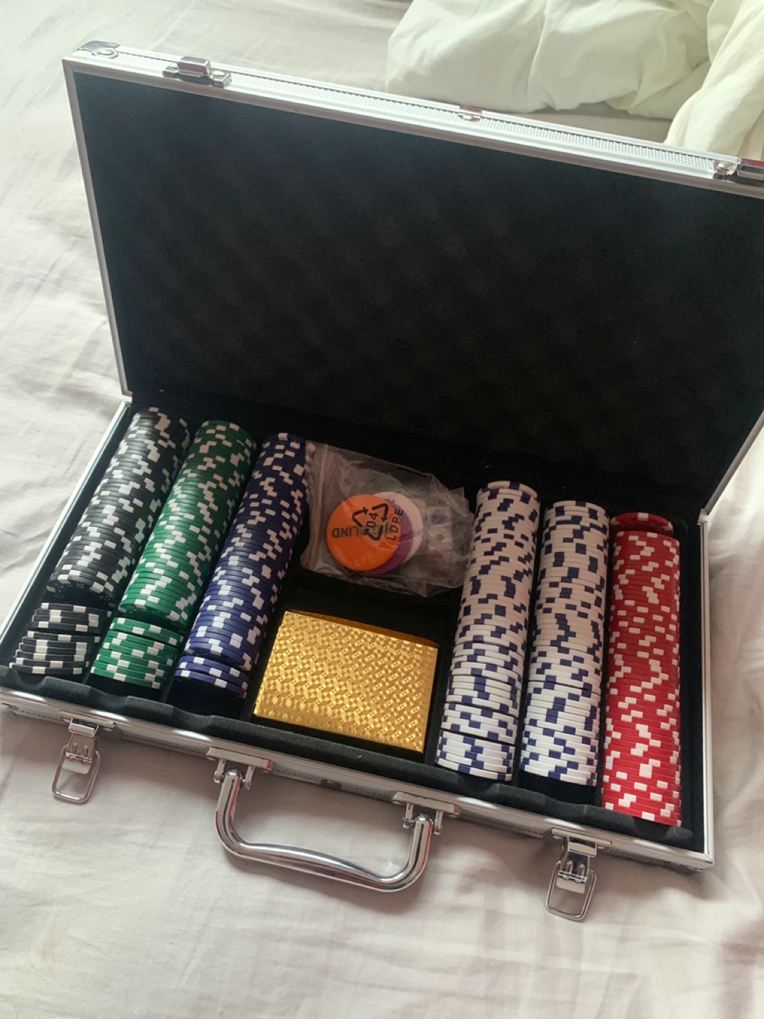 Poker Chip Set with Case