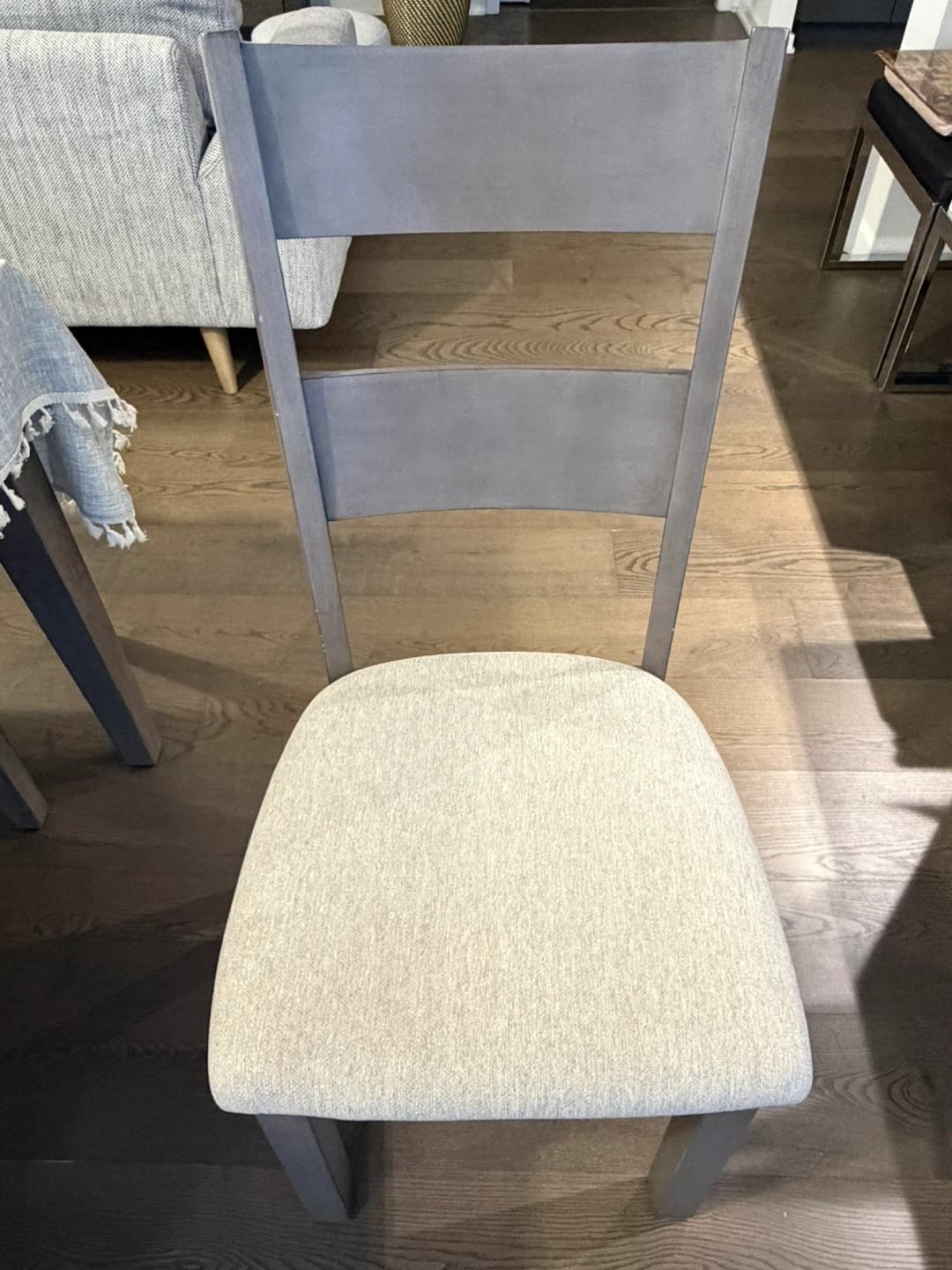Grey Upholstered Dining Chairs (Set of 4) - photo 2