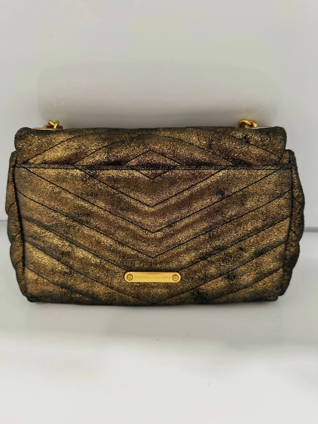 Rebecca Minkoff Edie Date Night Gold Crossbody - photo 4