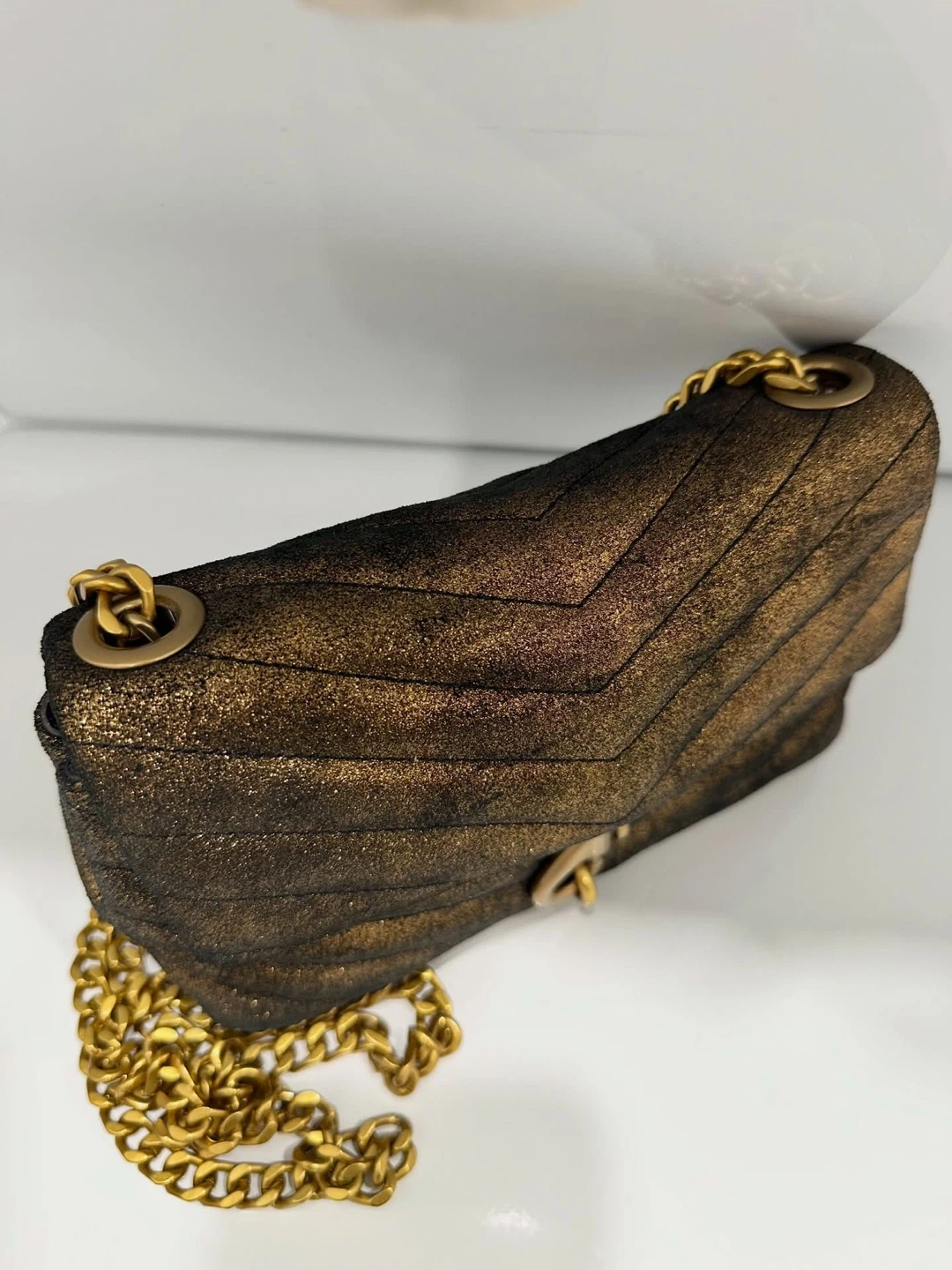 Rebecca Minkoff Edie Date Night Gold Crossbody - photo 3