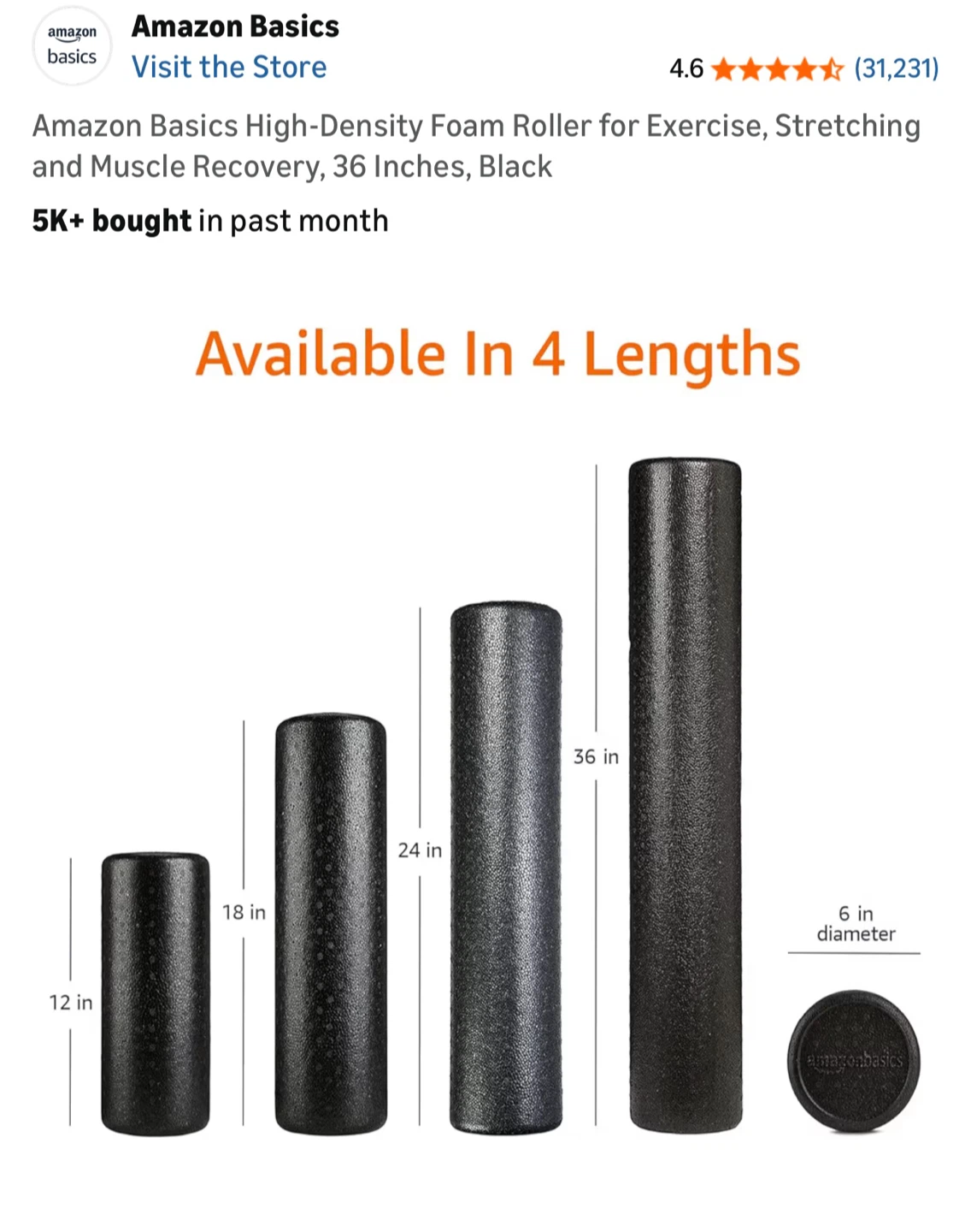 Black Foam Roller - photo 3