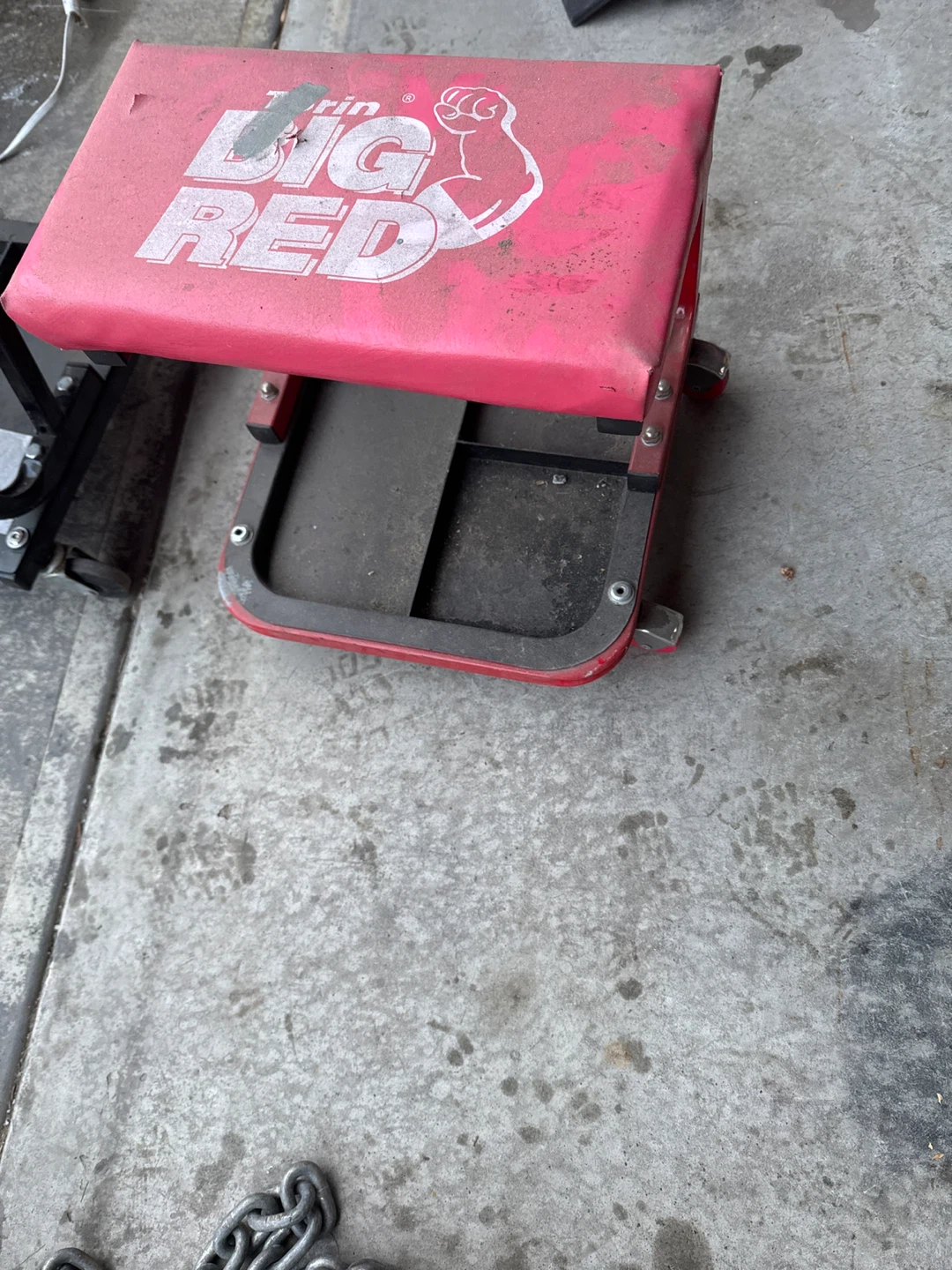 Big Red Mechanic's Creeper Seat