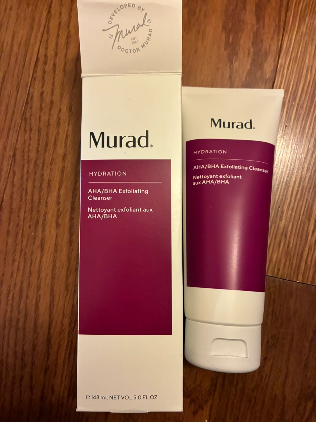 Murad AHA/BHA exfoliating cleanser 5oz
