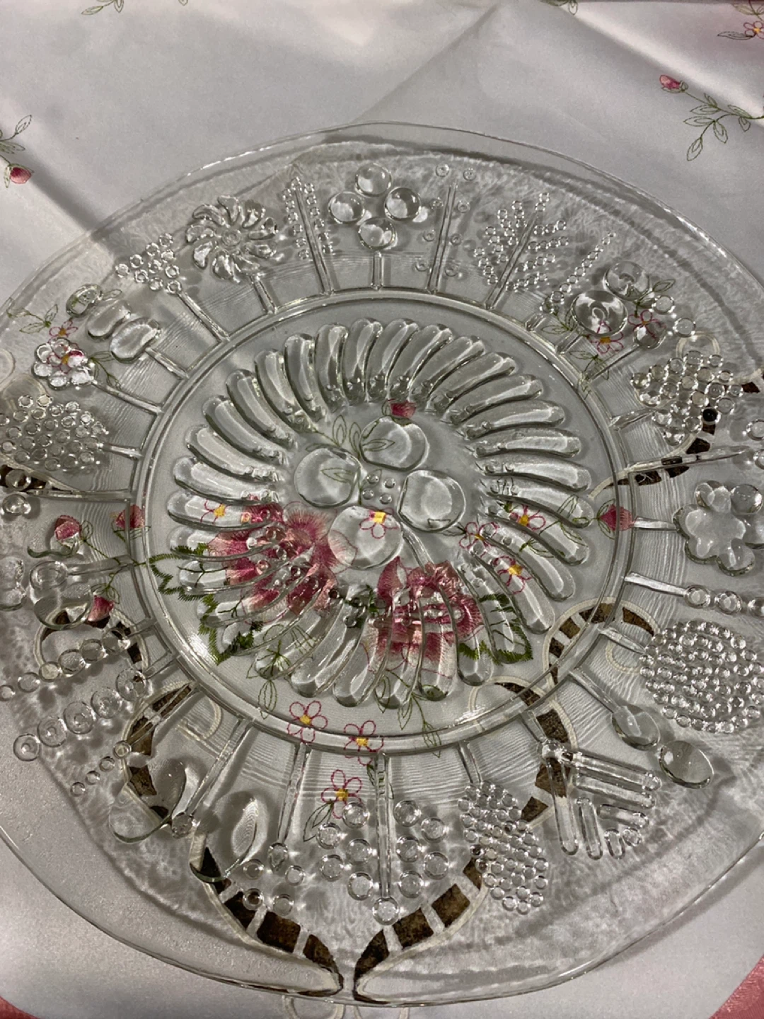 Glass serving trays