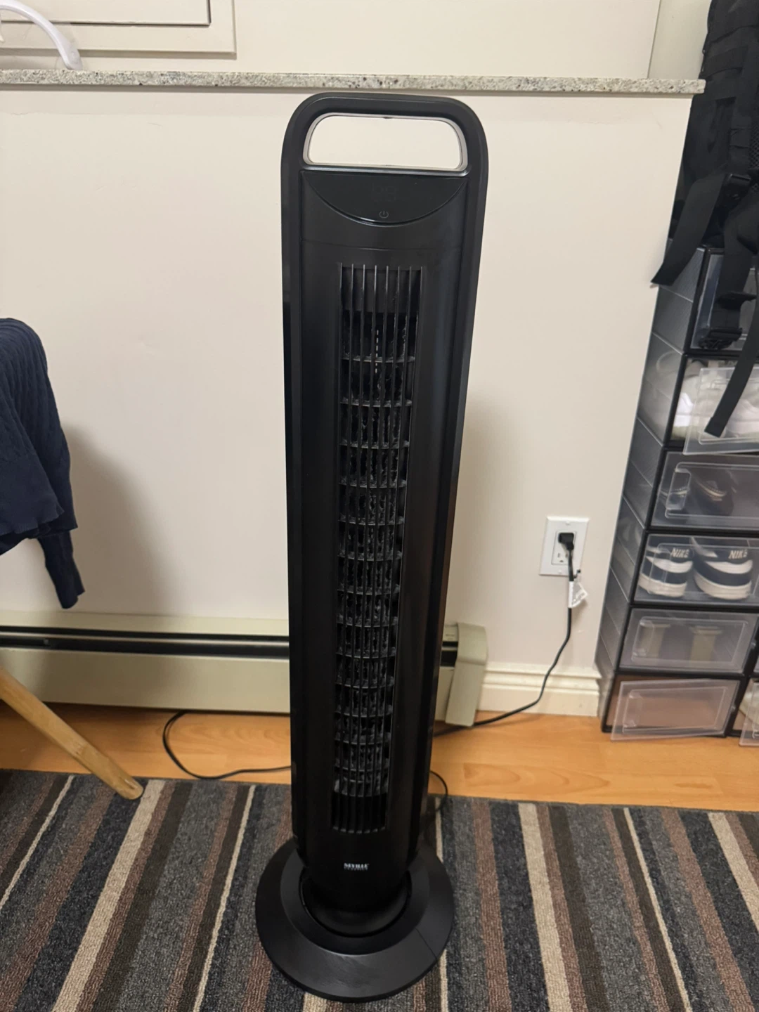 Seville Black Tower Fan