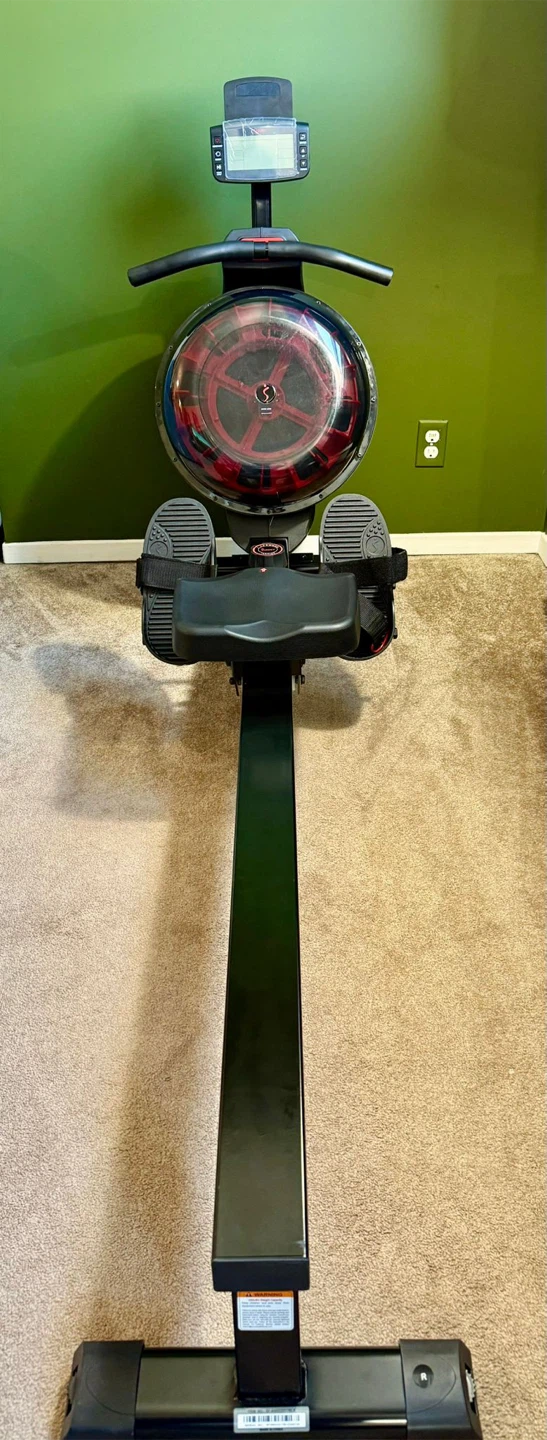 Sunny Health & Fitness Smart Water Rowing Machine - photo 4