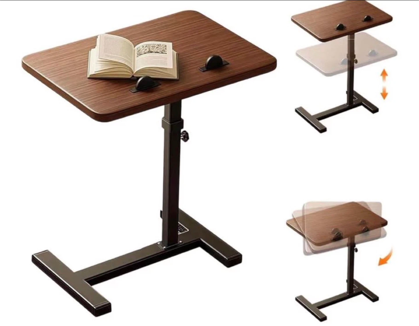 638 - New Adjustable Wood Grain Laptop Desk