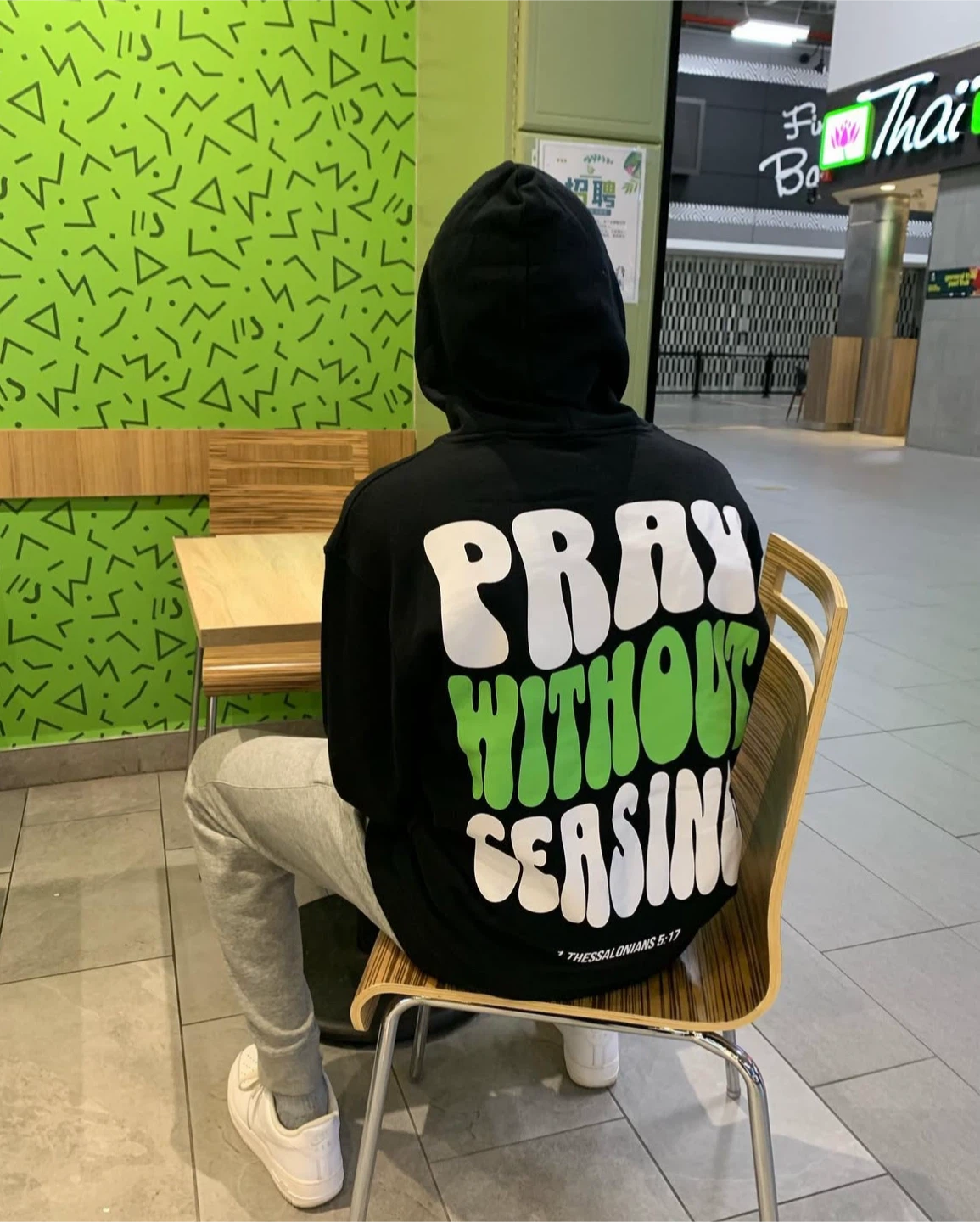 Pray Without Ceasing Hoodie - photo 2