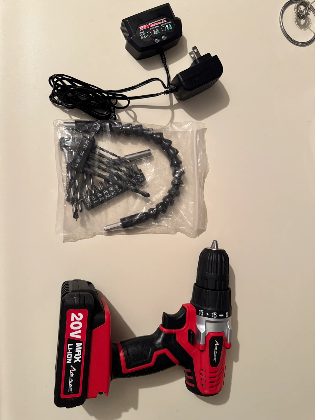 Avid Power 20V Cordless Drill Set