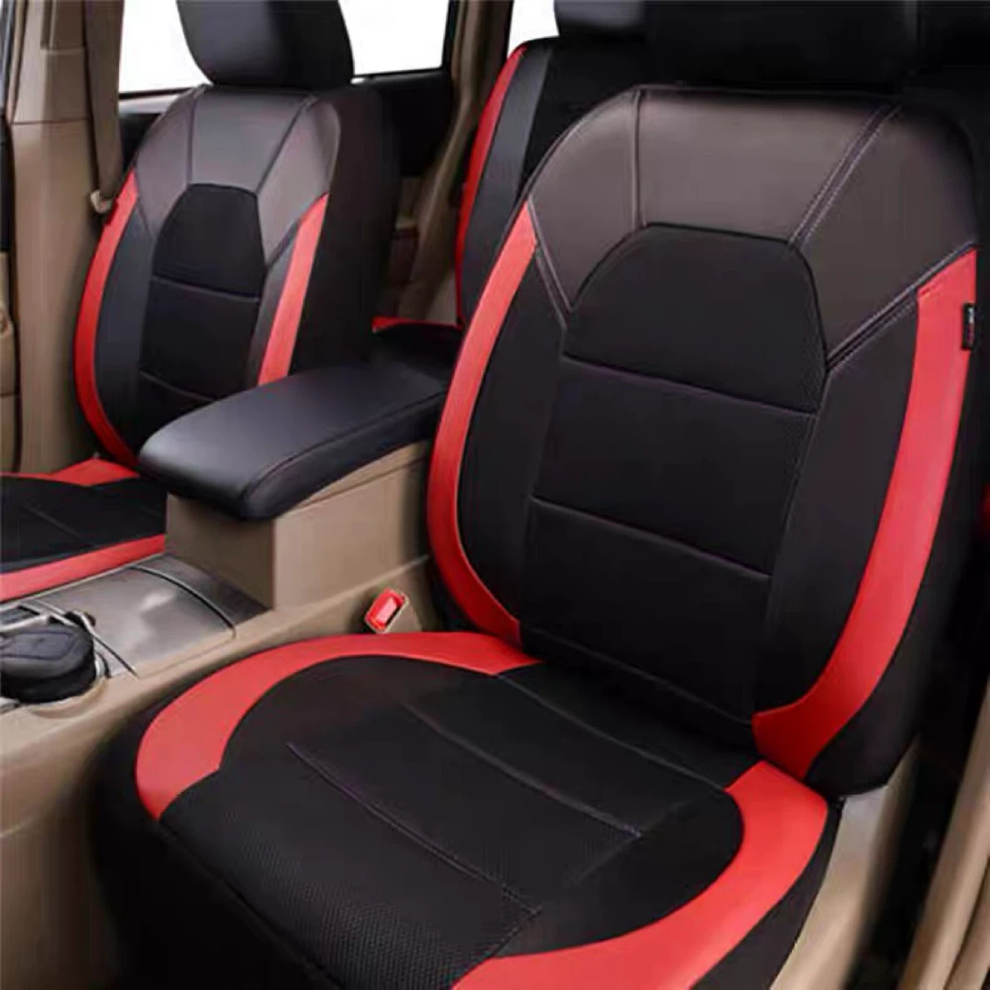 New Black and Red universal Car Seat Covers - photo 2