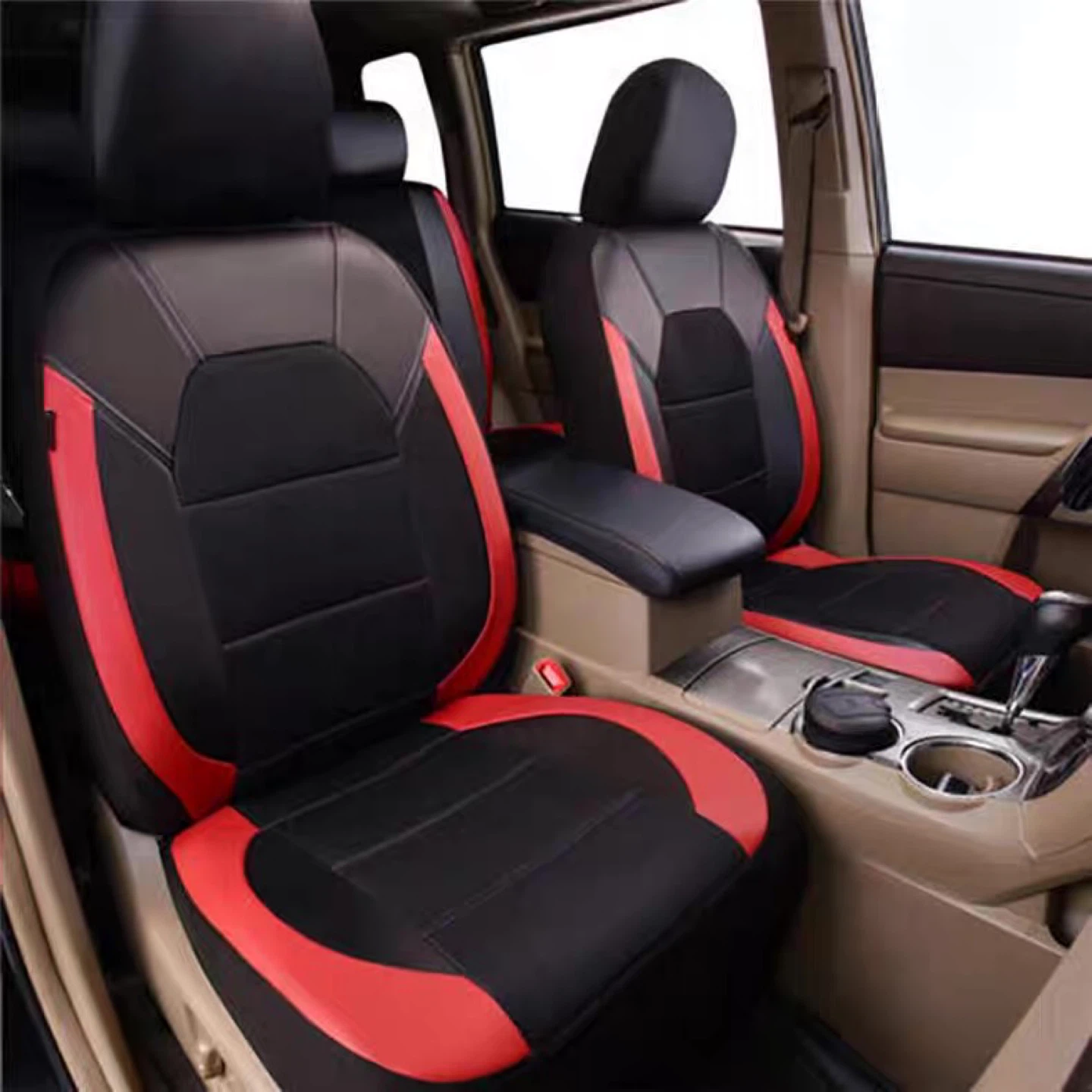 New Black and Red universal Car Seat Covers - photo 3