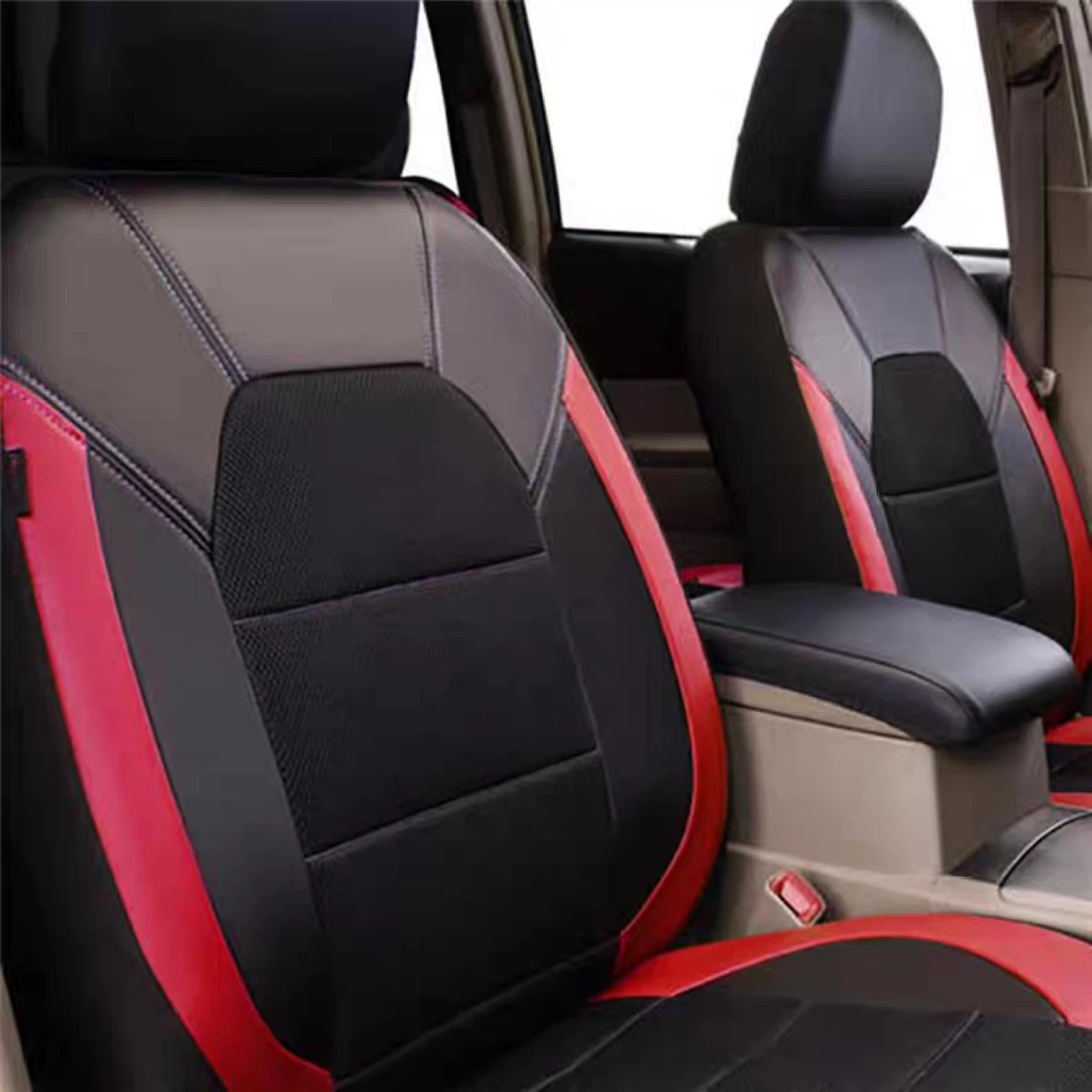 New Black and Red universal Car Seat Covers - photo 4
