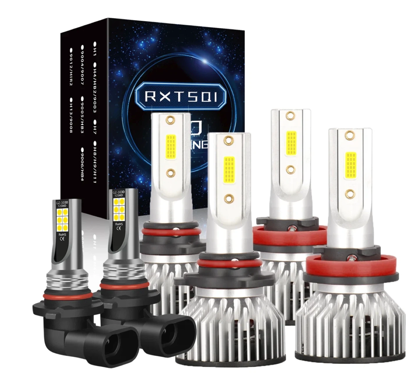 RXT501 LED Headlight Bulbs (Set of 4)