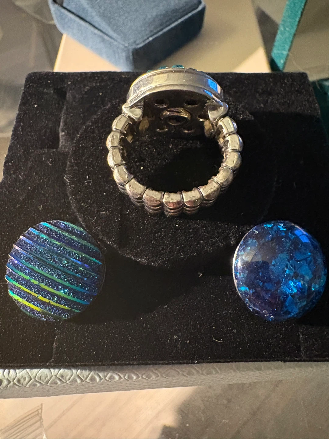 Interchangeable Ring with 3 Bezels - photo 4