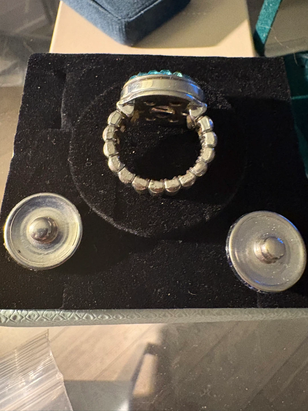 Interchangeable Ring with 3 Bezels - photo 3