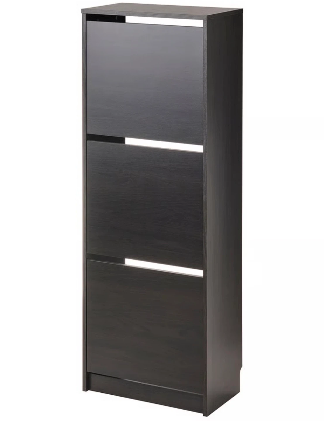 IKEA Shoe Cabinet - 3 Tiers - Black-Brown