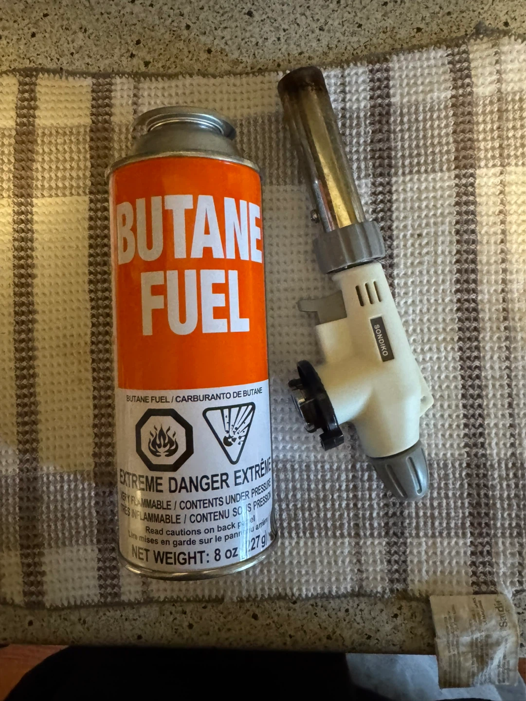 Sondiko Butane Torch with Fuel Can - photo 2