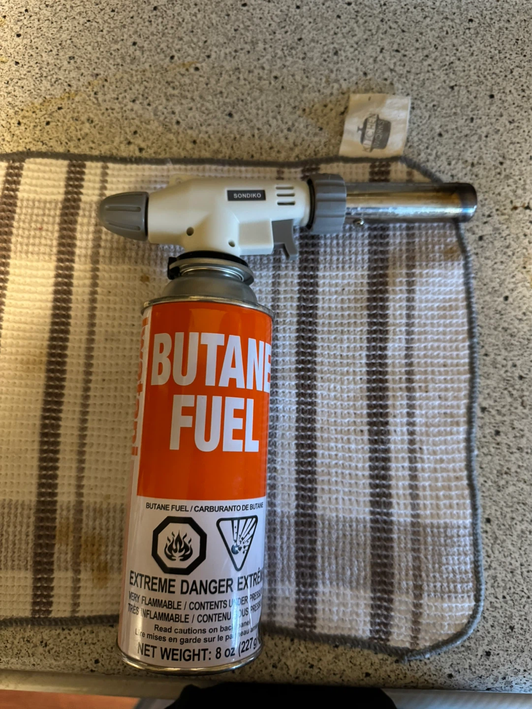 Sondiko Butane Torch with Fuel Can