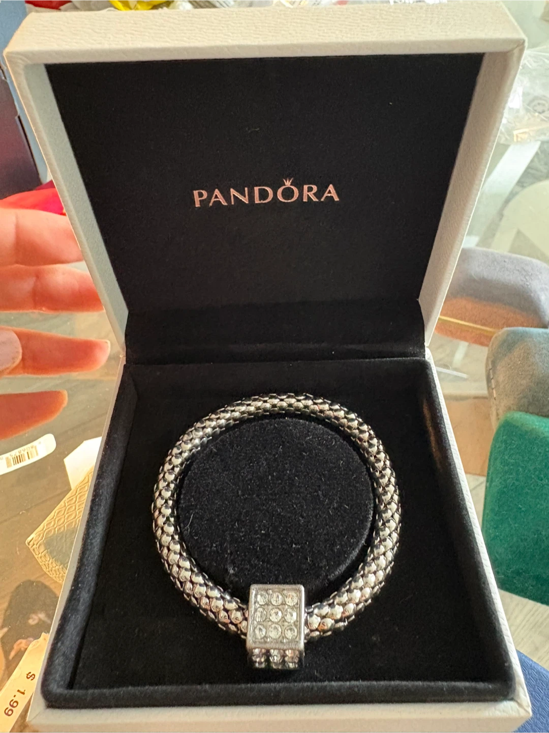 Bracelet with Sparkly Clasp