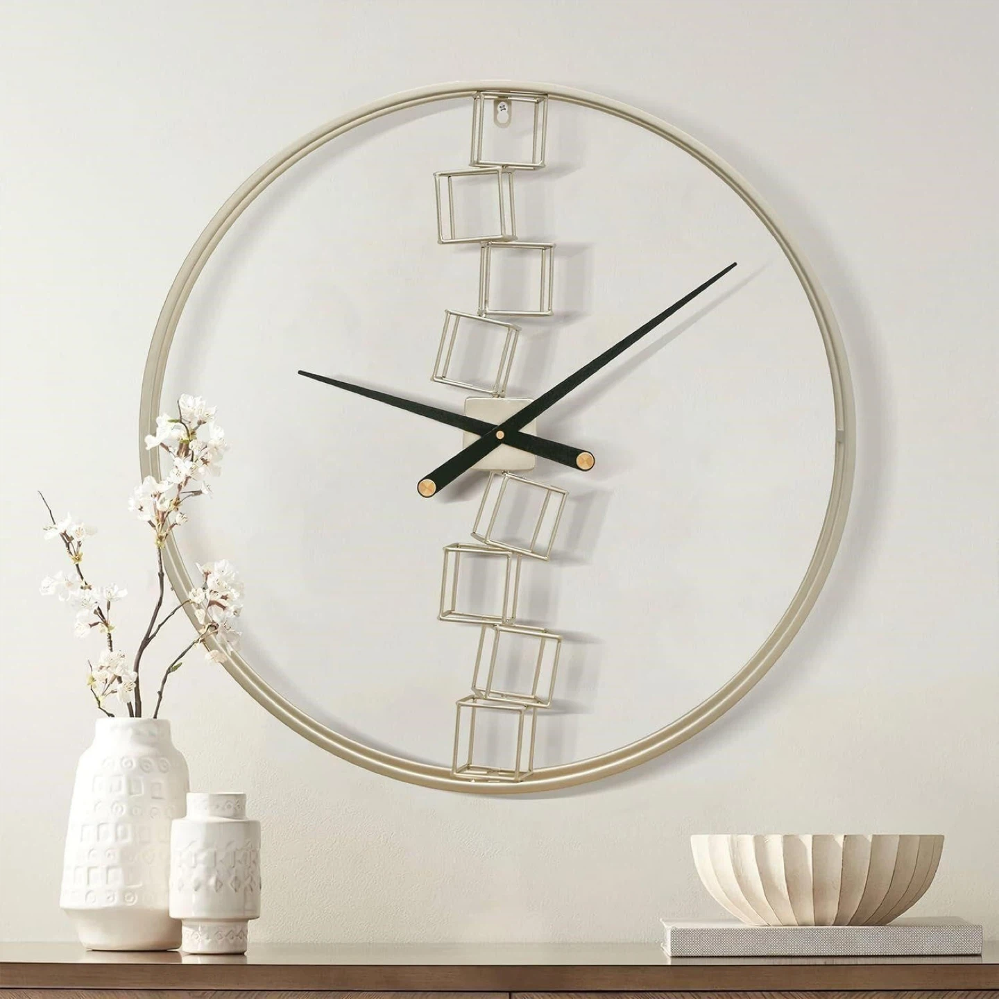Large Modern Wall Clock - 24 Inch Diameter