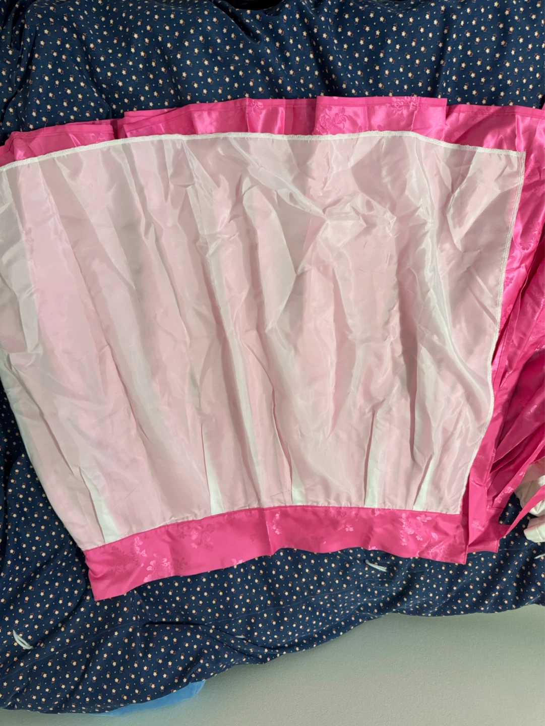 Pink Floral Hanbok Dress - photo 4