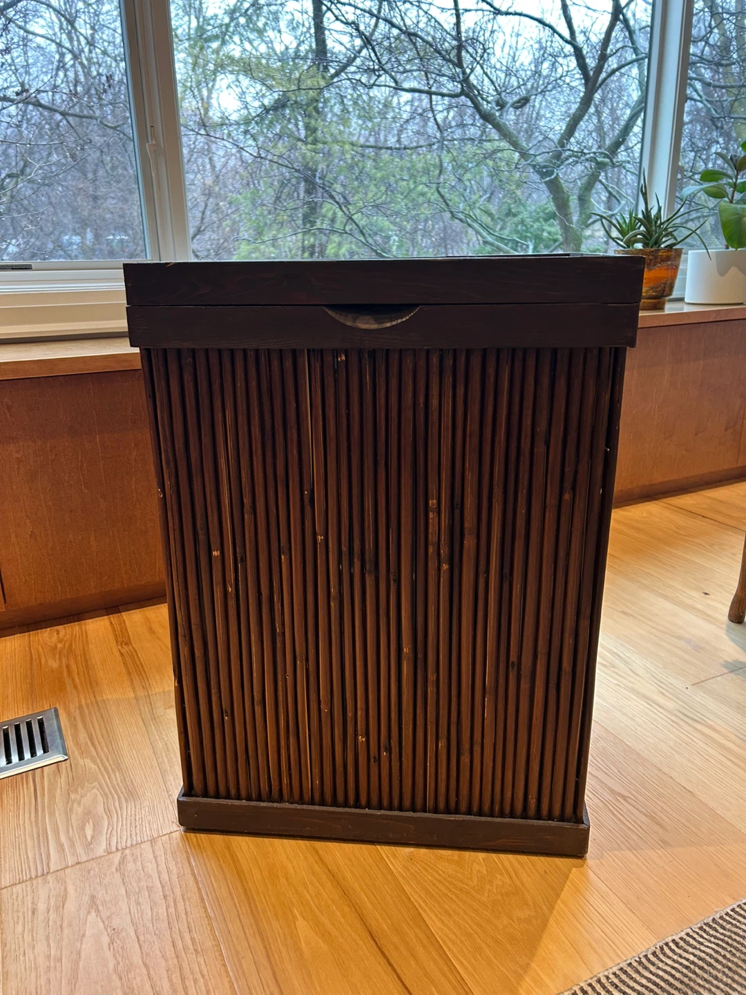 Dark Bamboo Storage Container - photo 2