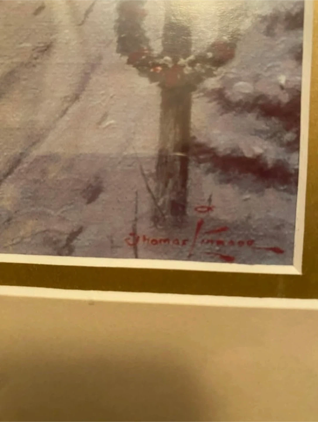 Limited Edition Thomas Kinkade "Home for the Holidays" - photo 3