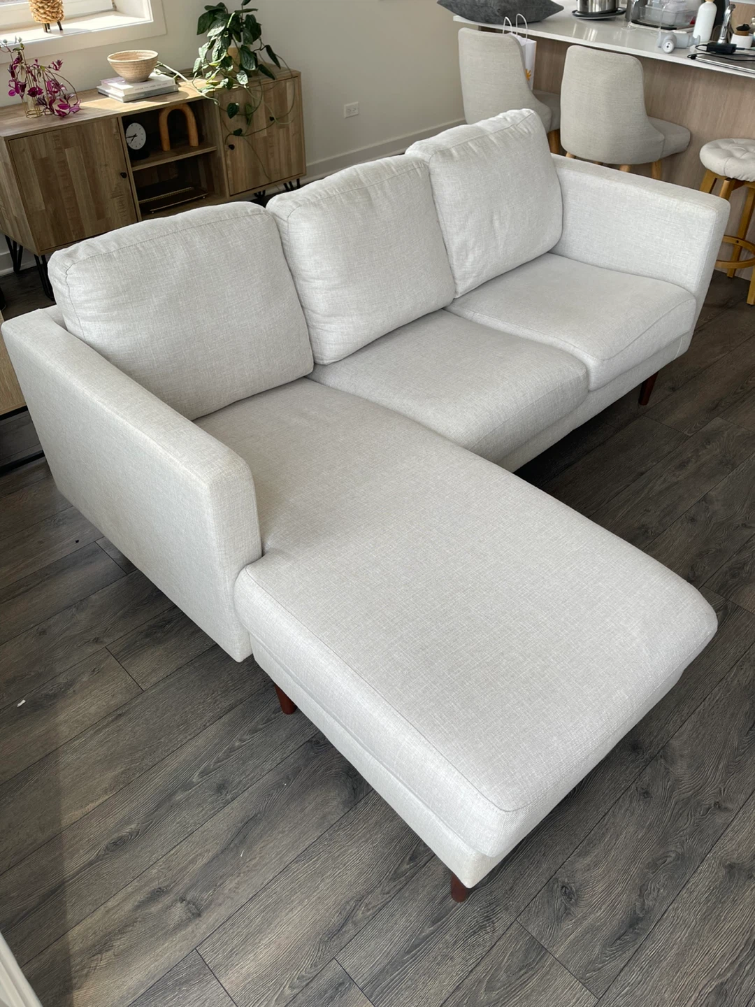 Sectional Sofa - Light Beige - photo 3