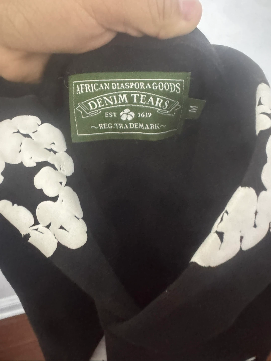 Denim Tears Black Hoodie MEn - photo 2