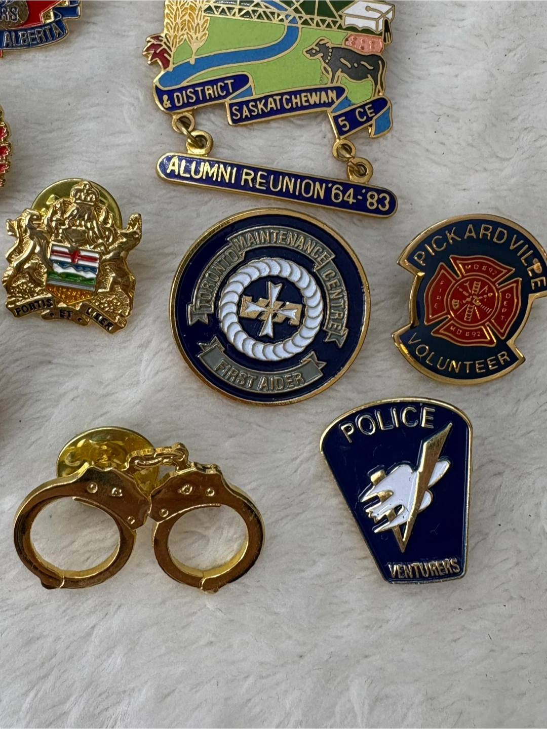 Vintage First Responder Police Firefighter Pin Collection - photo 5