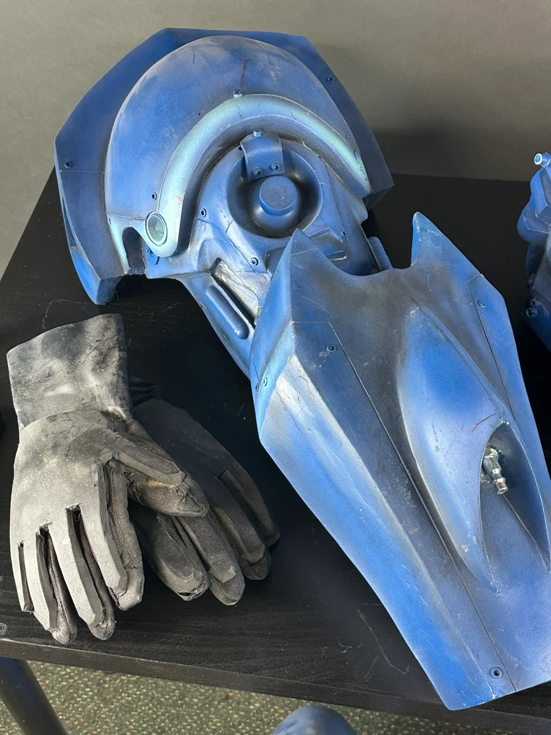 Blue Sci-Fi Armour Costume Set - photo 4