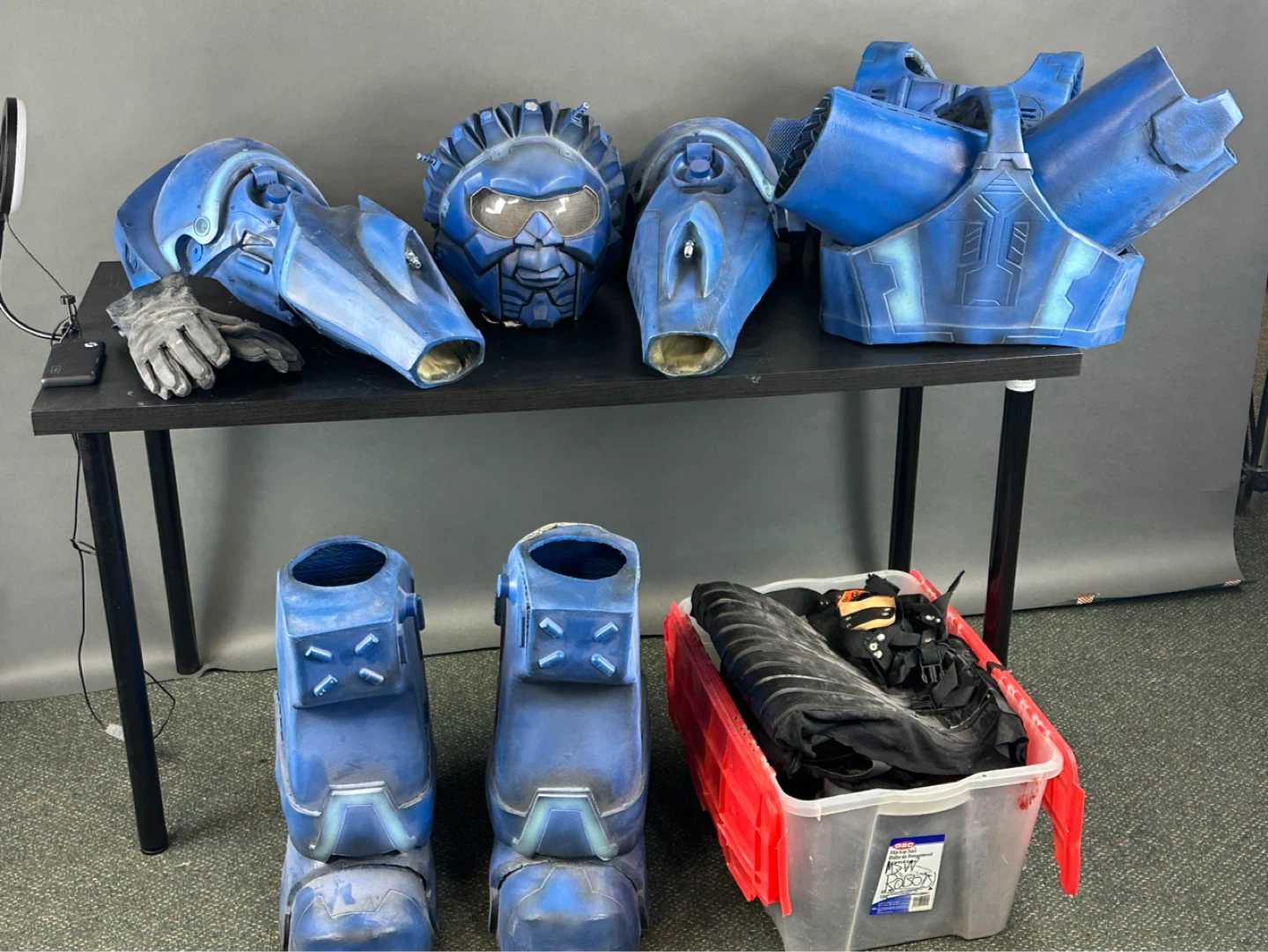 Blue Sci-Fi Armour Costume Set