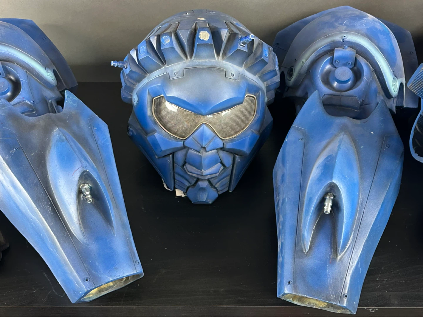 Blue Sci-Fi Armour Costume Set - photo 3