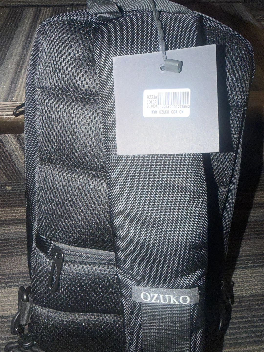 OZUKO Black Computer Bag Backpack with Combination Lock - photo 4
