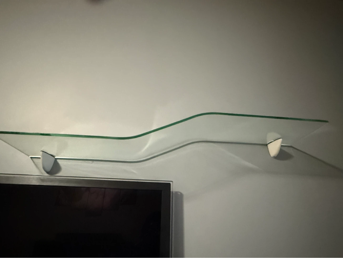 Curved Glass Shelf